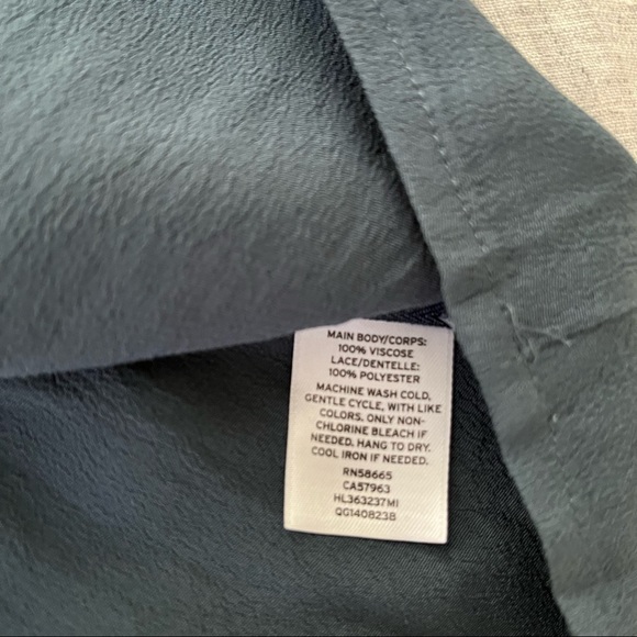 NWT, Trouve Cut Out Spaghetti Strap Drop Waist Tunic Top - Picture 10 of 11